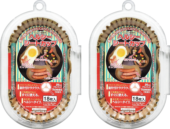 Artnap 橢圓形調理用紙, 12.2cm, 18張, 2組