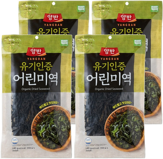 Dongwon 東遠 Yangban 兩班 貴族嫩海帶, 140g, 4包
