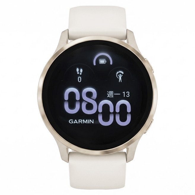 GARMIN Venu 4 GPS 智慧腕錶 41mm, 奶油白, 1.2吋, GPS + 藍牙