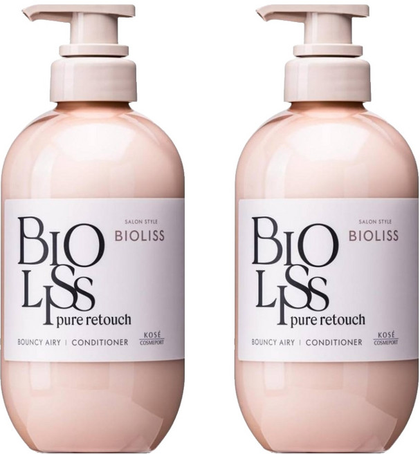 KOSE 高絲 BIOLISS 苾歐莉絲 PURE系列 潤髮乳 豐盈蓬鬆, 480ml, 2瓶