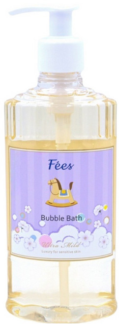 Fees BEBE 嬰兒柔護泡泡露 白麝香 0歲以上, 300ml, 1瓶