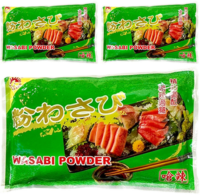 新光洋菜 新光嗆辣山葵粉 哇沙米, 300g, 3包