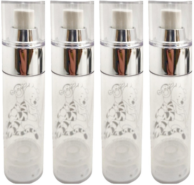 收納王妃 噴霧分裝瓶 50ml, 銀色 維尼跳跳虎, 4件