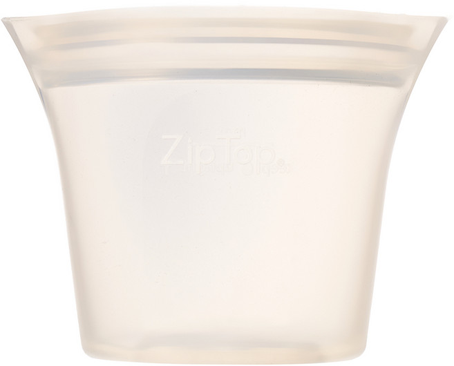 ZIPTOP 矽膠環保夾鏈杯袋 霜花, 7.5 x 16cm, 1個, 1入