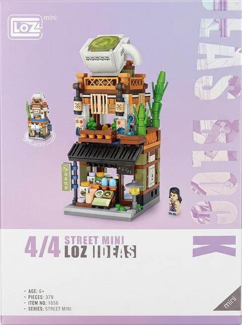 LoZ 積木玩具 1656, 抹茶店, 1盒