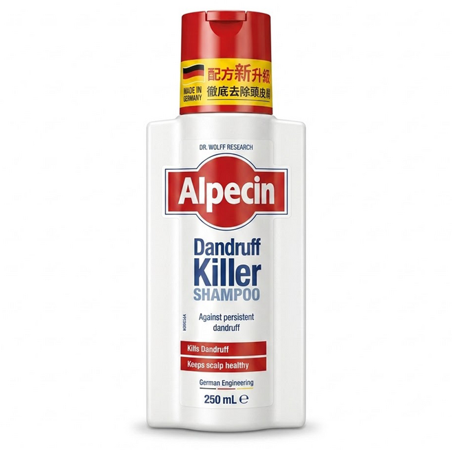 Alpecin 抗頭皮屑洗髮露, 250ml, 1瓶