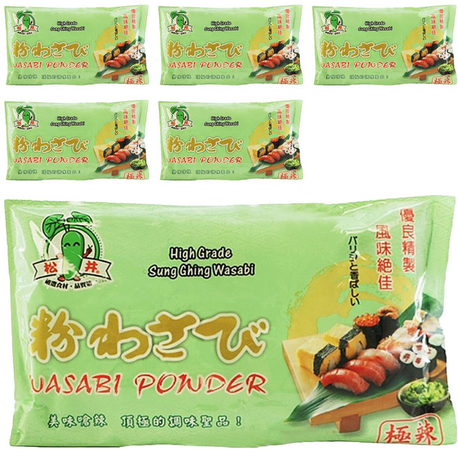 松井 極辣山葵粉, 6包, 300g