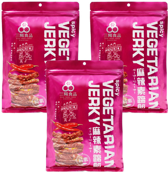 三陽食品 麻辣素蹄筋, 250g, 3包