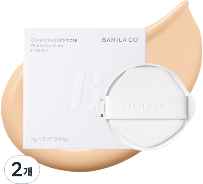 BANILA CO 芭妮蘭 Covericious超完美持久無瑕氣墊粉餅補充芯 14g, 2個, 22 自然色