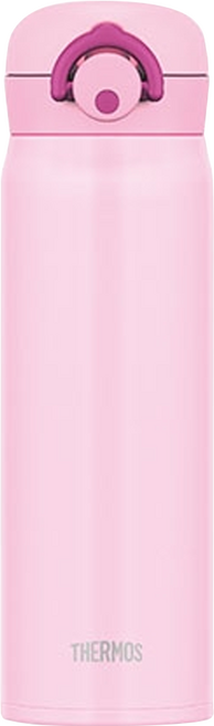 THERMOS 膳魔師 輕巧不鏽鋼保溫瓶 JNR-500, 淺粉色, 500ml, 1個