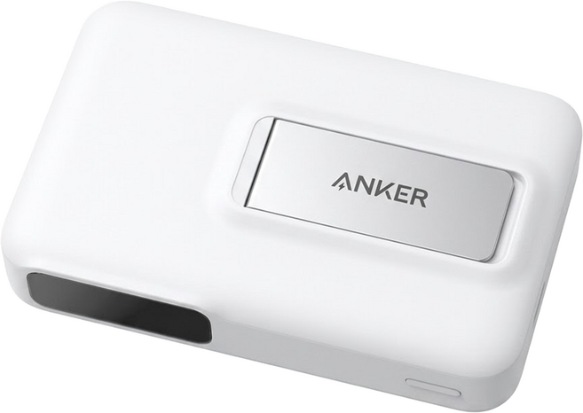 ANKER 10000mAh Qi2 15W磁吸行動電源, A1654H21, 白色