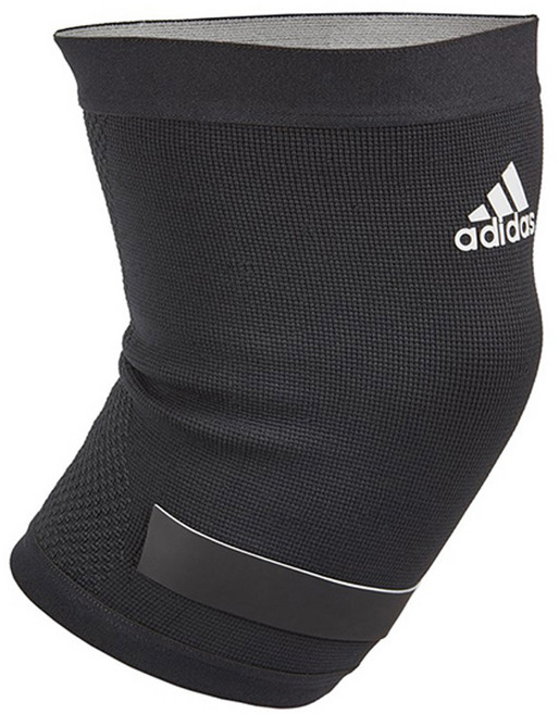 adidas 愛迪達 膝關節用氣墊彈性護套 ADSU-13324, 黑色, 1個