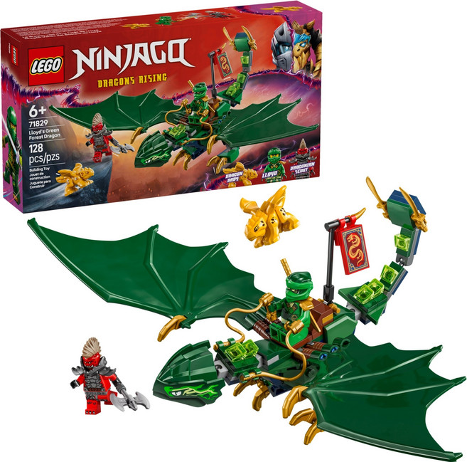 LEGO 71829 Ninjago 勞埃德的綠色森林龍, 1盒