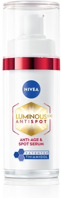 NIVEA 妮維雅 Luminous630淡斑Q彈精華 紅管, 1瓶, 30ml