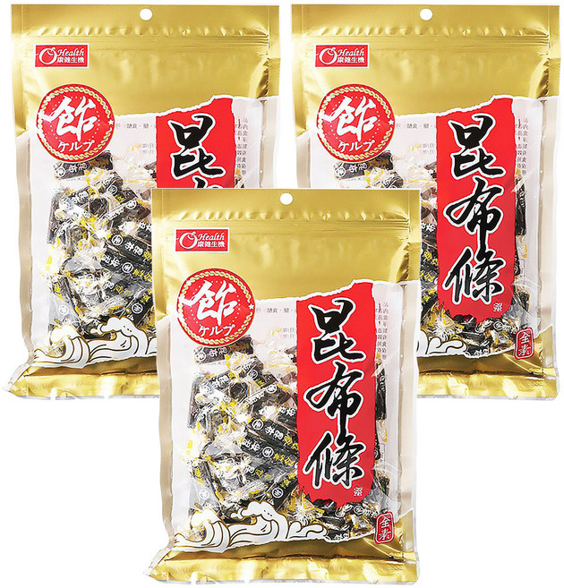 康健生機 昆布條, 200g, 3袋