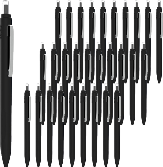 DONG-A Newen 原子筆 0.7mm P-10 C 12入, 3個, 黑色