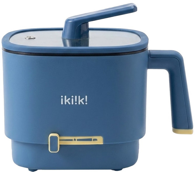 ikiiki 伊崎家電 雙電壓輕旅隨行鍋 藍色, IK-TK4302