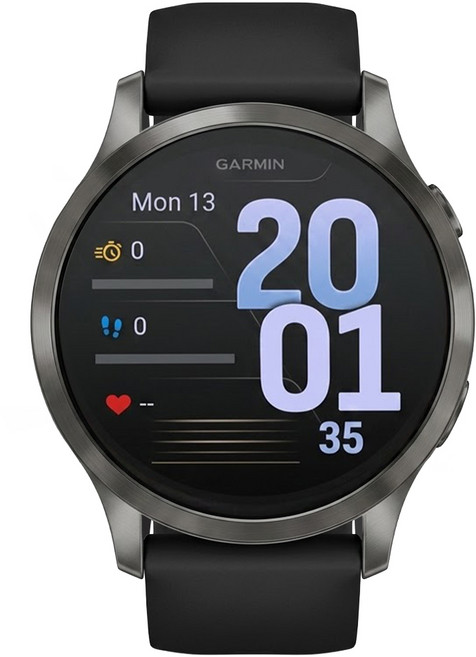 GARMIN VENU 4 GPS智慧腕錶 41mm, 極致黑, 1.2吋, GPS + 藍牙