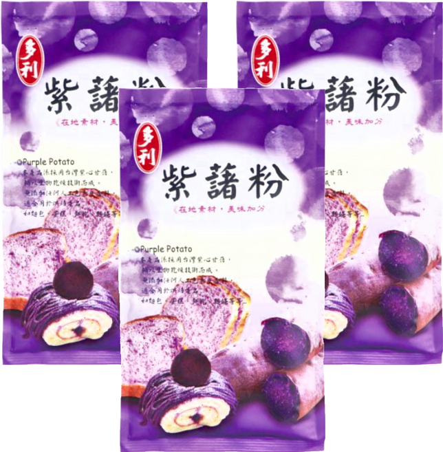 多利 紫藷粉, 120g, 3包