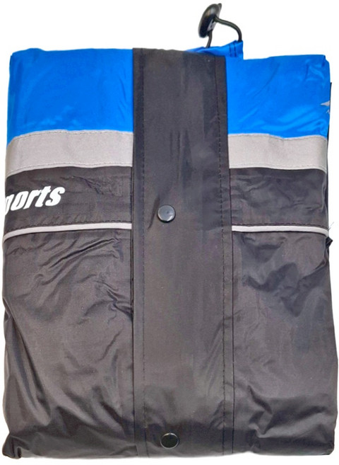Moto cap 鈦鴻 M203 勁裝版 運動風雨衣, 藍色