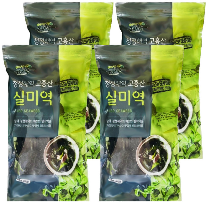 BADA&HAECHO 乾燥海帶, 100g, 4包