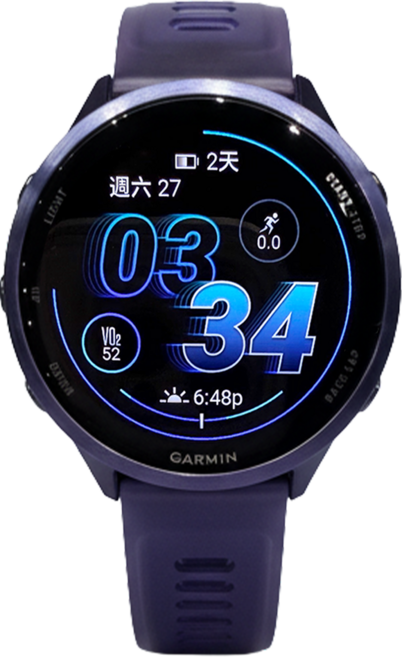 GARMIN Forerunner 570 GPS智慧心率進階跑錶 47mm, 暮光紫, 1.2吋, GPS + 藍牙