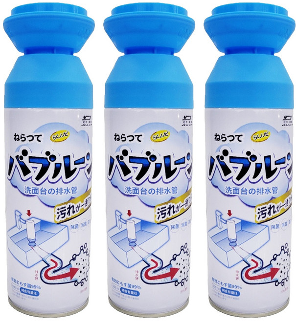 DUER 杜爾德澳 排水管泡泡清潔慕斯, 500ml, 3瓶