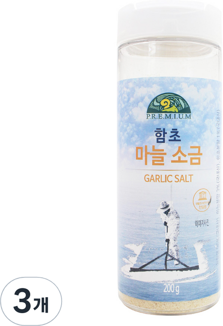 Organic Story 鹽角草蒜鹽, 200g, 3個
