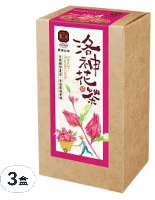 京工 洛神花茶, 3g, 10包, 3盒