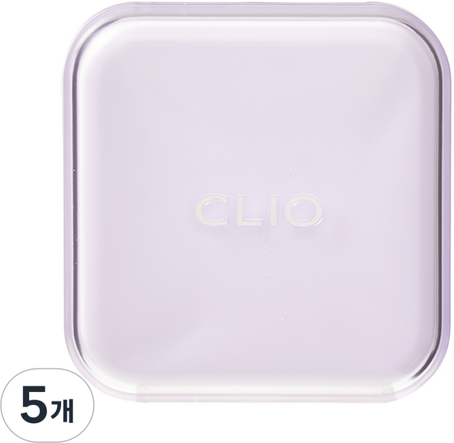CLIO 珂莉奧 Kill Cover 網紗柔霧氣墊粉餅企劃套組, 19N 瓷白色, 5個
