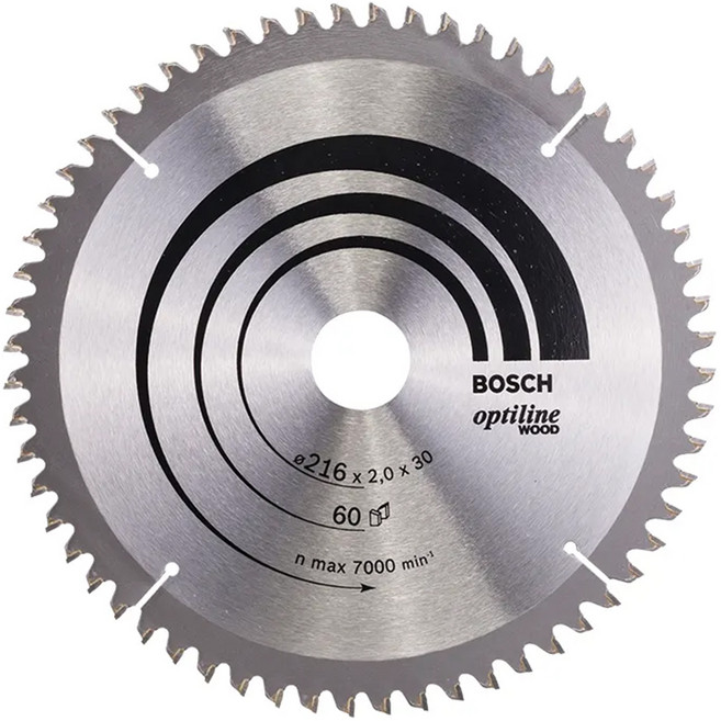 BOSCH 博世 台灣公司貨 木工圓鋸片 8 1/2" 216 x 2.0 x 30mm, 1個