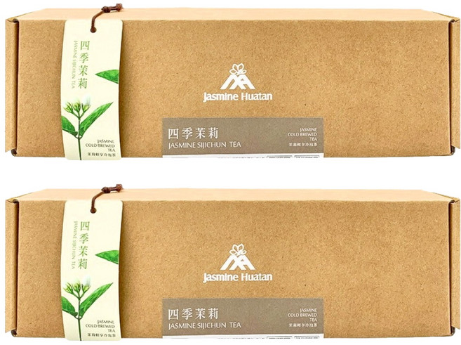 Jasmine Huatan 茉莉花壇夢想館 冷泡茶飲 四季茉莉, 3g, 8入, 2盒