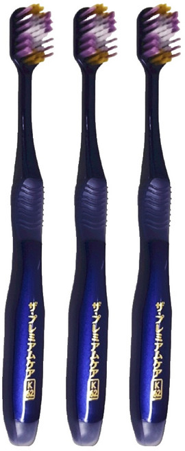EBiSU 惠百施 The Premium Care牙齦加強型 圓頭標準刷毛 牙刷, 1入, 3支