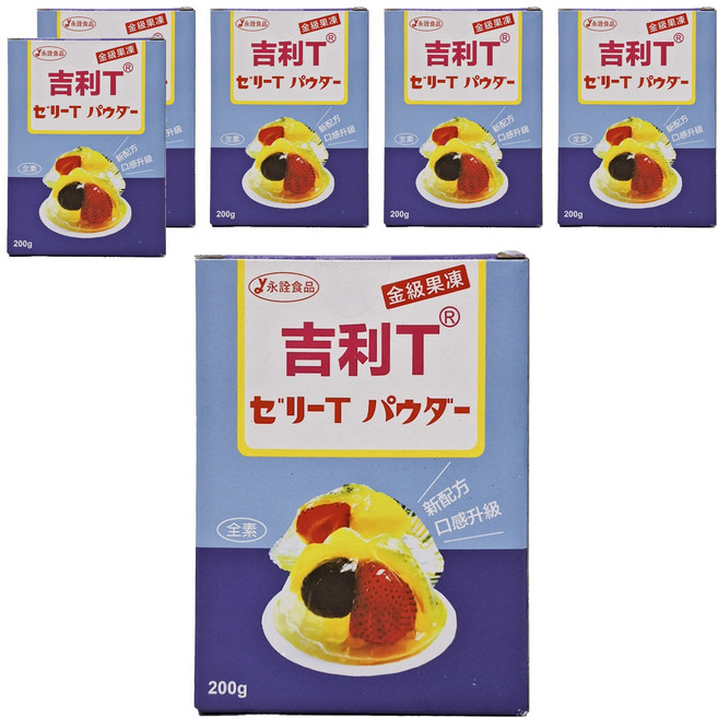 永詮食品 金級果凍粉, 200g, 6盒