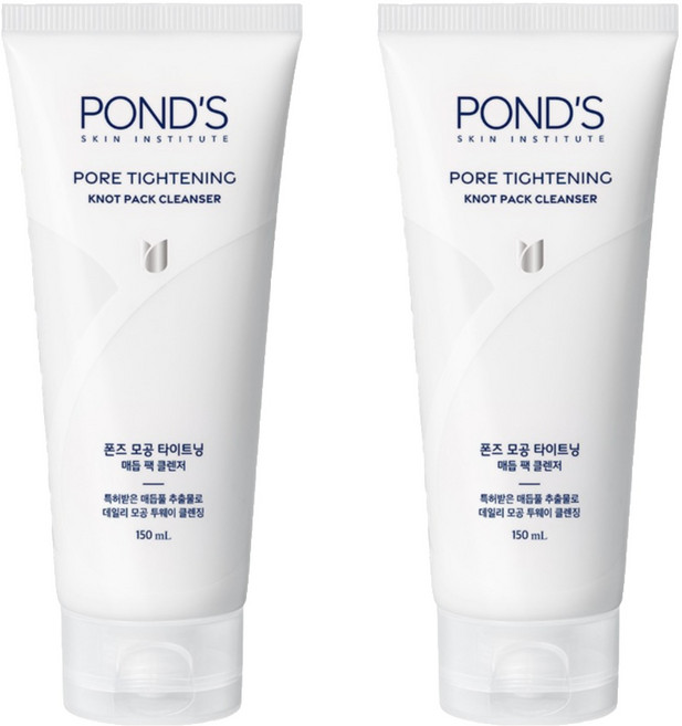 POND'S 旁氏 毛孔緊緻繭狀面膜潔面乳, 2個, 150ml