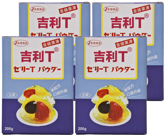 永詮食品 金級果凍粉, 200g, 4盒