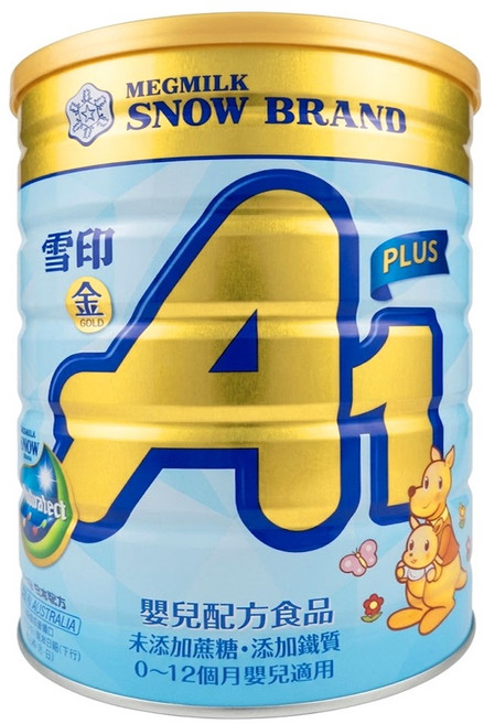 SNOW 雪印 金A1 PLUS嬰兒配方食品 0~12月, 900g, 1罐