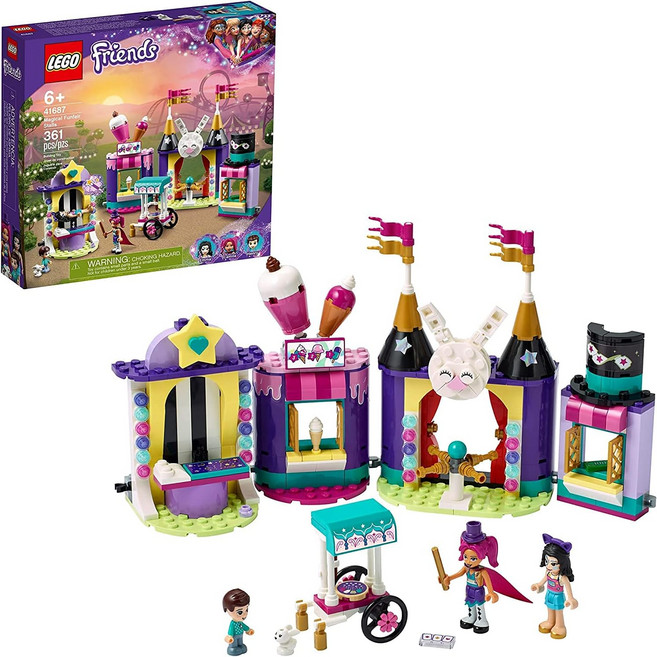 LEGO 樂高 Friends 41687, 1個, 魔術樂園攤販