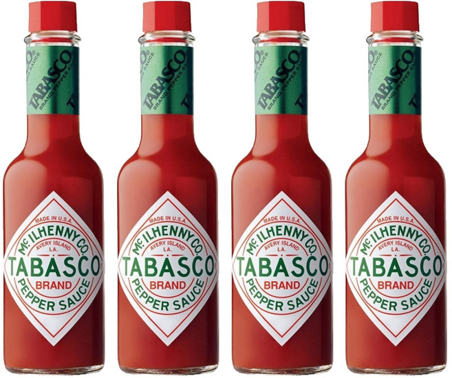 TABASCO 紅椒汁, 60ml, 4瓶