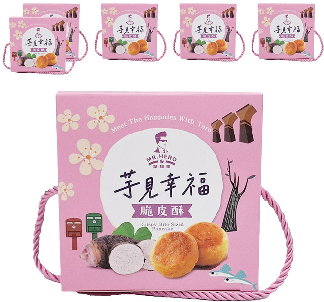MR.HERO 英雄哥 芋見幸福脆皮酥提盒, 162g, 6入