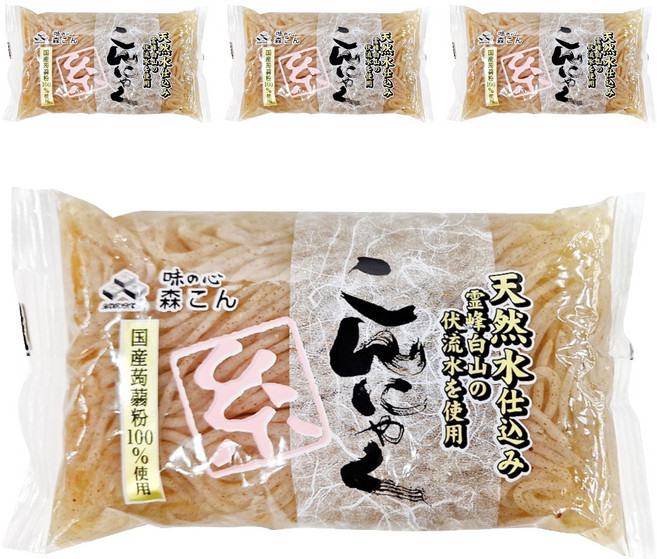 MORIKON 蒟蒻絲 黑色, 200g, 4包