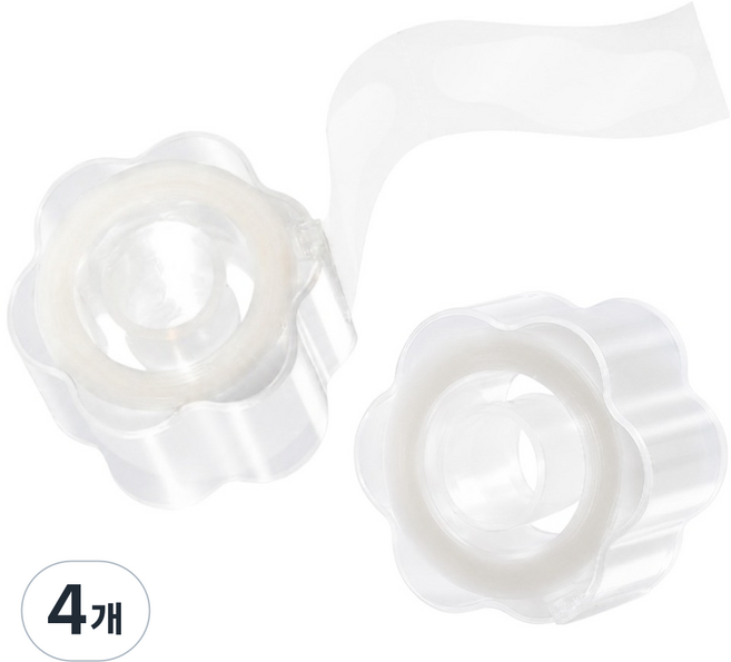 Urban Flex 後腳跟防水貼片 透明 30入, 4個