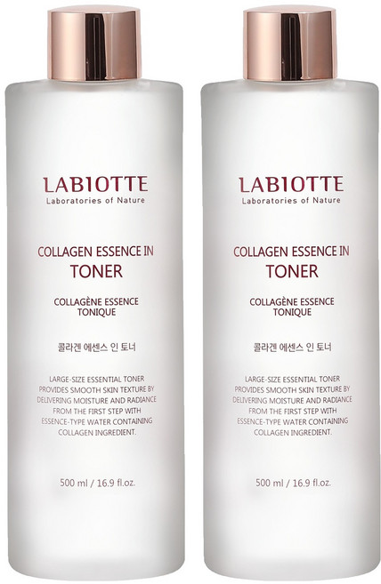 LABIOTTE 膠原蛋白精華化妝水 玫瑰金 SB01003300, 500ml, 2個