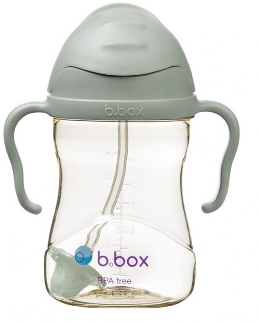 b.box 澳洲 升級版防漏PPSU水杯 240ml, 1個, 莫蘭迪綠色