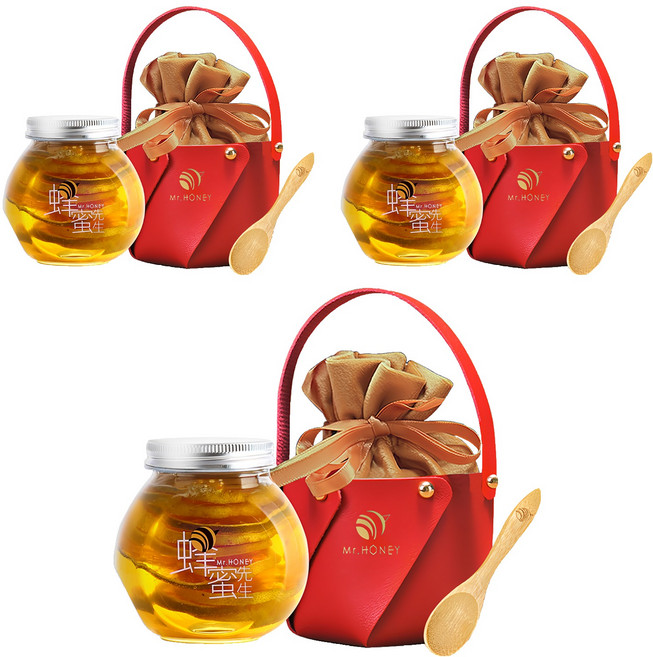 Mr.HONEY 蜂蜜先生 蜂蜜提籃組 蜂蜜漬檸檬, 240g, 3組