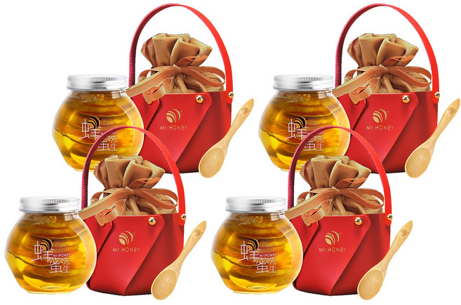 Mr.HONEY 蜂蜜先生 蜂蜜提籃組 蜂蜜漬檸檬, 240g, 4組