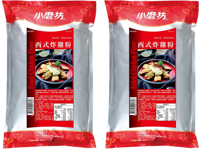 小磨坊 西式炸雞粉, 1kg, 2包