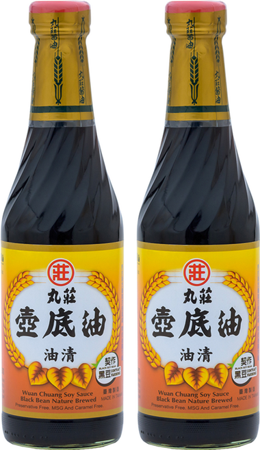 丸莊醬油 壼底油清, 430ml, 2瓶