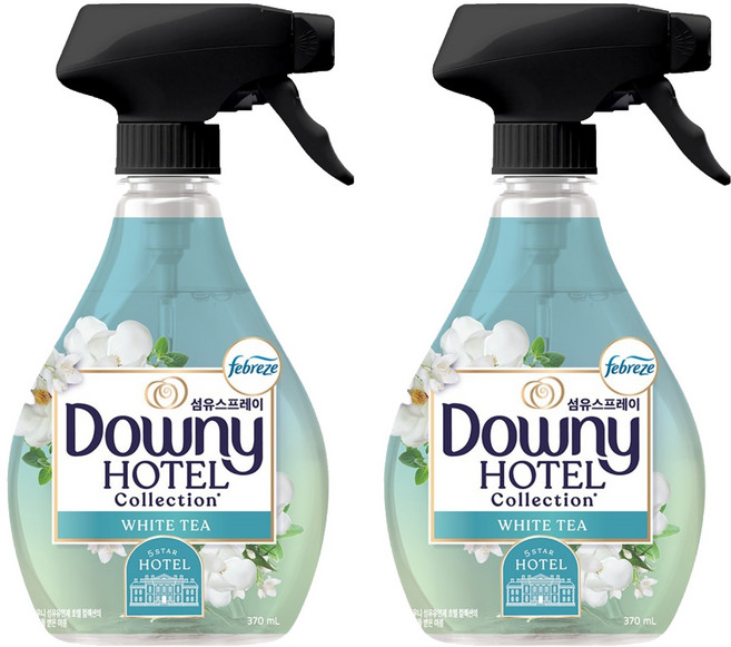 Downy 飯店精選 織物噴霧 白茶香 正裝, 2個, 370ml