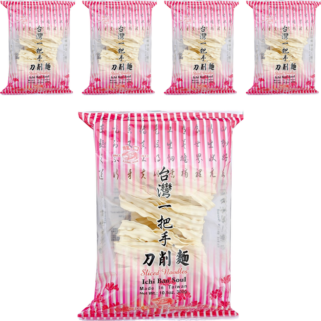 龍口 台灣一把手 刀削麵, 300g, 5包